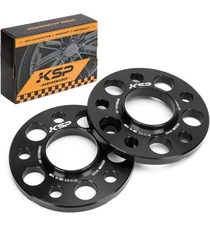 KSP 2PC 12.7mm 5X112mm 66.56mm Hubcentric Wheel Spacer for A4 S4 A5 S5 A6 Benz