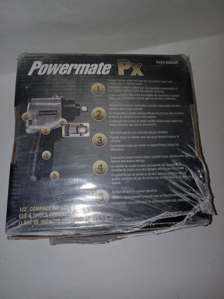 Chave de impacto de ar compacta Px P024-0295SP, 1/2" - Imagem 3 de 4