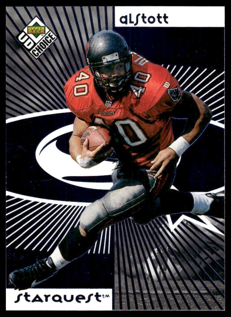 Mike Alstott / Jon Ritchie 1998 UD Choice #SR20 StarQuest/RookQuest Blue