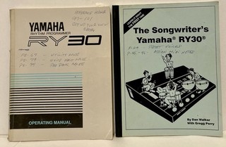 Yamaha RY 30 Manual Drum Machine