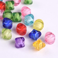 50pcs 8mm 10mm 12mm Four Angles Star Shape Acrylic Plastic Loose Beads Lot