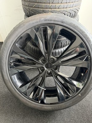 4x Jaguar Felgen 22 Zoll 5x108 Doppelspeichen / 5 Split Spoke