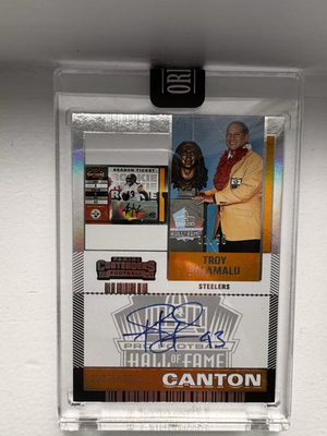 #ad #ad 2024 Panini Contenders Canton Troy Polamalu 50 Steelers HOF On Card Auto SSP $599.99