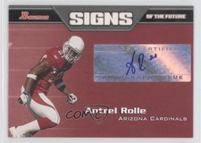 2005 Bowman Signs of the Future Antrel Rolle #SF-AR Auto 1r5