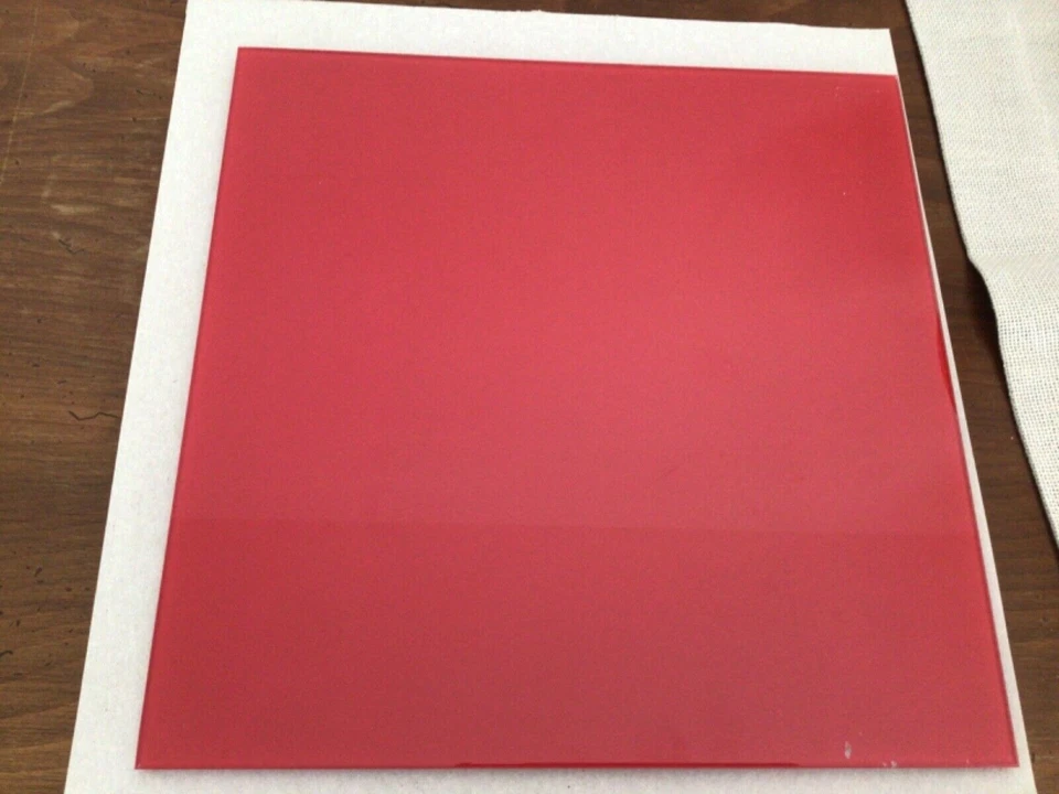 Tableau en verre magnetique neuf 30x30 cm Rouge Eurographics - Photo 3/4