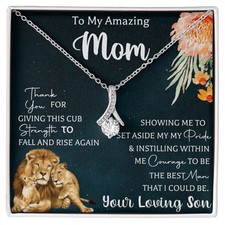 My Amazing Mom  My Best Friend - Alluring Beauty Necklace