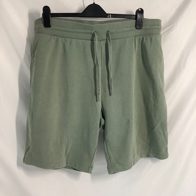 M&S Herren Salbeigrün Cotton Rich Fleece Jogginghose XL 39-41'' Taille Normal