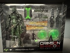 Valaverse Action Force Praetorian Fury Crimson Shadow Tech Action Figure w Gear