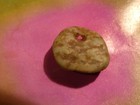 ANCIENT PRECOLUMBIAN MESOAMERICAN BANDED GREEN MAYAN JADE BEAD 14.9-12.9--6.4 MM — photo 3
