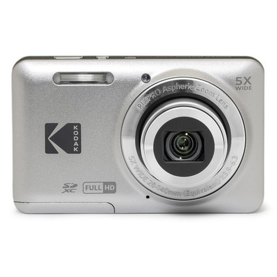 Kodak PIXPRO FZ55 Friendly Zoom Digital Camera, Silver, With SD