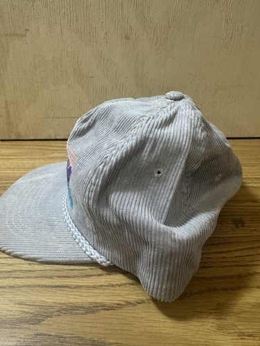 Alyeska Marine Services Alaska Corduroy Vintage Blue Snapback Adult Cap Hat - Picture 4 of 8
