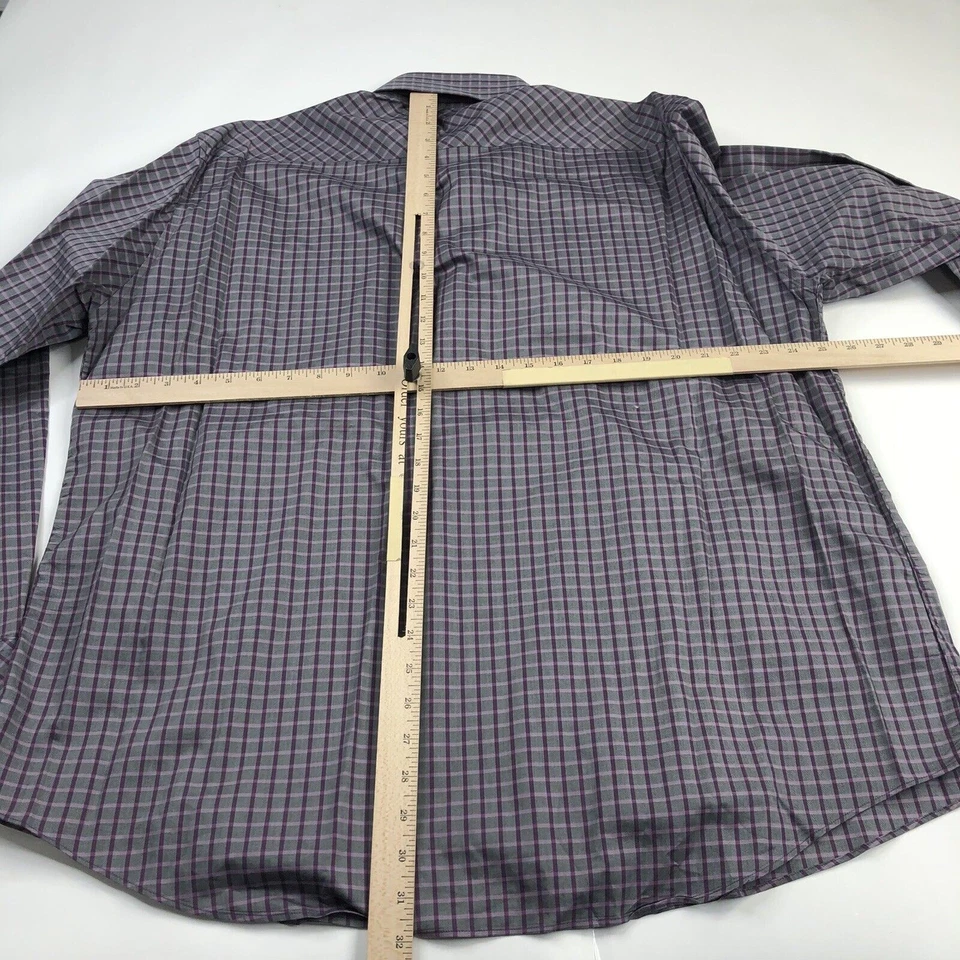 Camisa de vestir Zachary Prell 2XL para hombre con botones delanteros manga larga COMO NUEVA Foto 4 de 4