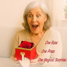 Preserved Roses Necklace Box   Birthday Gifts for Women,Gifts for Wife, Girlf...