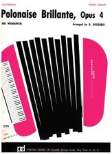 POLONAISE BRILLANTE Op 4 BY DAN DESIDEIRO ACCORDION CLASSICAL SOLO MUSIC NOS