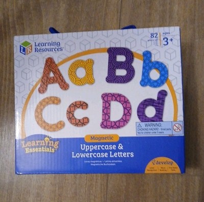 NIP Learning Resources Magnetic Uppercase & Lowercase Letters 82 Pc Set Unopened