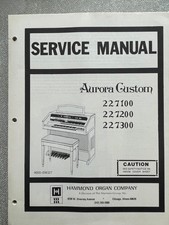 Hammond Organ Model 227100/200/300 Series Service Manual
