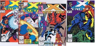 X-FACTOR # 43, 44, 45, 46 US Marvel Comics 1989 HI-GRADE