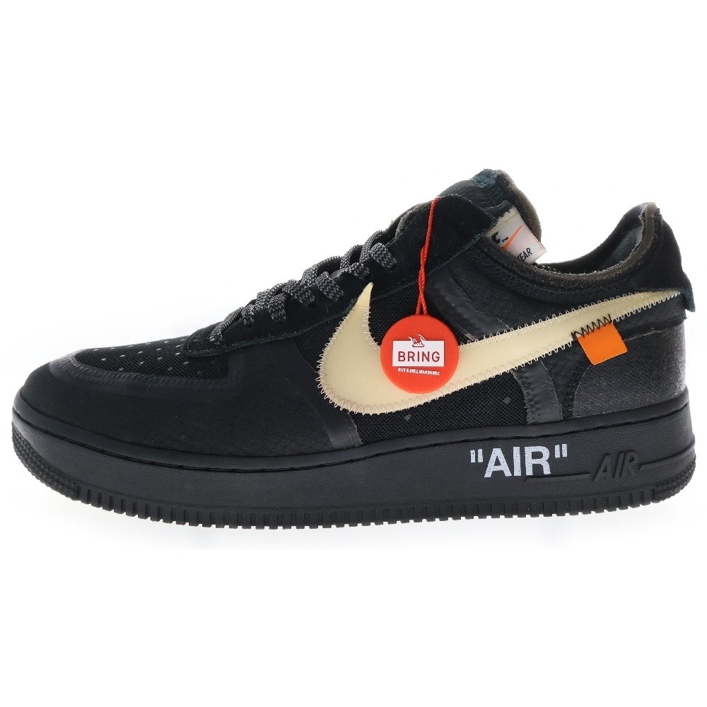 Nike x Off White AIR FORCE 1 LOW The Ten Black US10.5 28.5cm AO4606 001