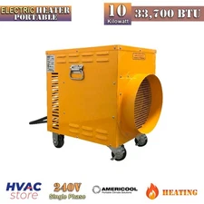 AmeriCool 10KW 33,700 BTU Portable Electric Heater Industrial 240V Single Phase