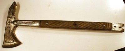 Benchmade 172BKF Tomahawk 4140 Forged USA G-10 Handle   Missing Screw & Sheath
