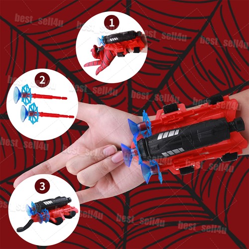 Kids SpiderMan Cosplay Costume Boys Tobey Maguire Outfit Jumpsuit Clothes 3-7Age - Picture 32 of 32