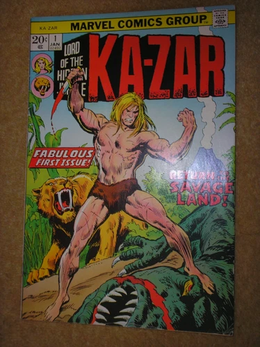 KA-ZAR # 1 SHANNA BUSCEMA REINMAN ROYER 20c 1974 BRONZE AGE MARVEL COMIC BOOK