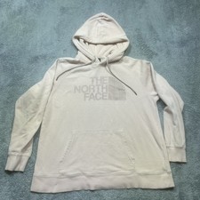 The North Face Hoodie Women s L Pink Half Dome Pullover Outdoor Drawstring SPOT