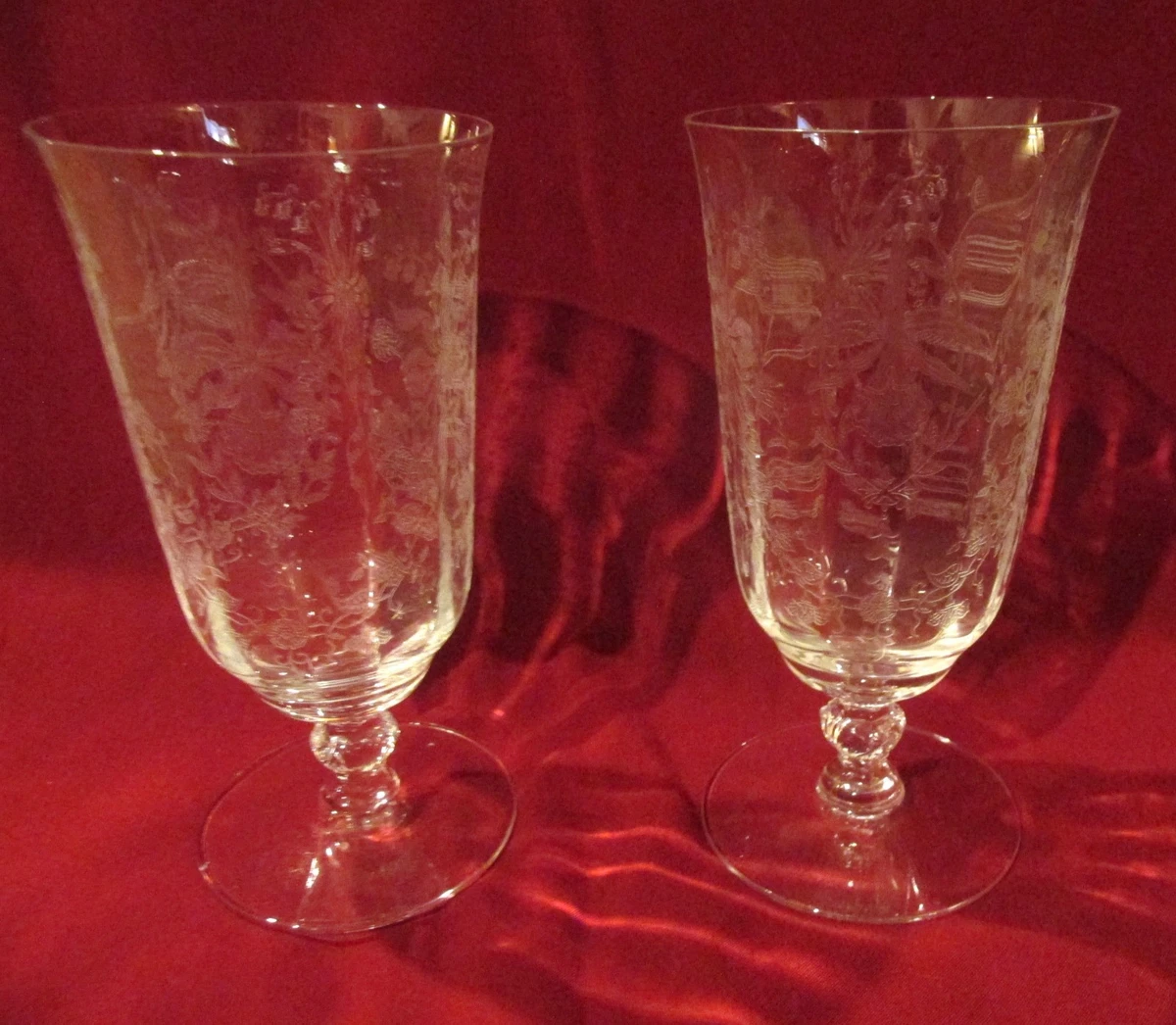 ヘイシー社　Heisey Orchid オーキッド　ボウルとグラス　エレガント ヘイシー社 Heisey Orchid オーキッド ボウルとグラス エレガント