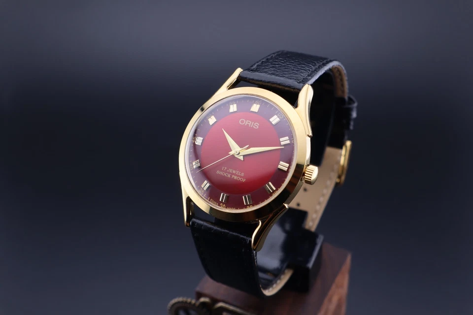 Reloj de pulsera vintage ORIS suizo cuerda manual clásico mecánico coleccionable para hombre Foto 2 de 4