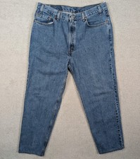 Vintage Levi's 550 Jeans Men's 36x31 Relaxed Fit Medium Wash USA Made 2001 Y2K