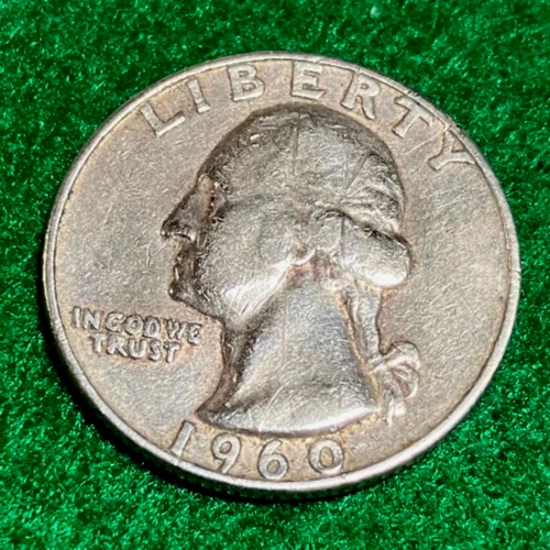 Quarter Silver 1960D-1962D  Both Coins Good/Very Good Take a Look