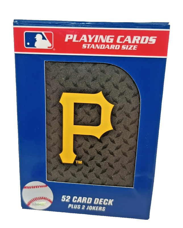 Pittsburgh Pirates MLB Poker Playing Cards Open Box Clean Complete Unique Jokers
