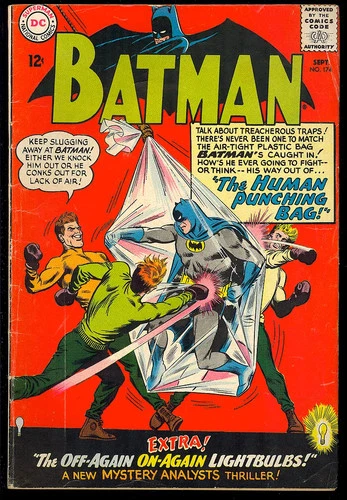 Batman #174 Unrestored Silver Age Superhero Vintage DC Comic 1965 GD-VG