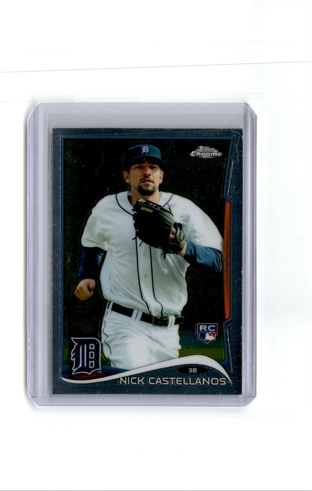 2014 Topps Chrome Nick Castellanos Rookie Detroit Tigers #4