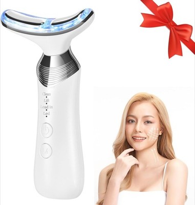 CARER SPARK Gesichtsmassagegerät Gegen Falten 4-in1 RF Hals Gesicht Massagegerät