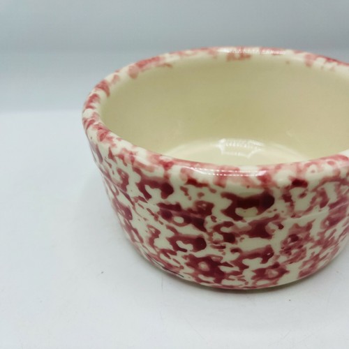 Roseville Spongeware Workshop Of Gerald Henn Friendship Tazón Apilable 4.75" - Imagen 7 de 8