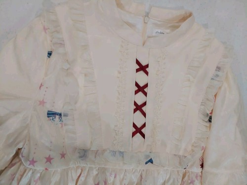 Vestido Lolita Sastre Japonés Raro Importación Conejito Conejo Talla M Harajuku Moda - Imagen 4 de 14
