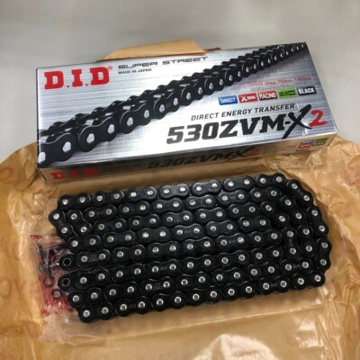 Japan DID Black Chain X-Ring 530ZVM-X2 130ZB 530 ZVM-X2 130 Links