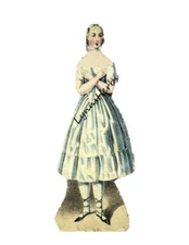 Vintage Style Paper Doll Set Jenny Lind Opera Singer 10 Costumes plus Sets and F