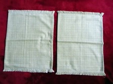 2 neue Kissenhüllen - Sofakissen - selbst genäht - beige - Vintage 