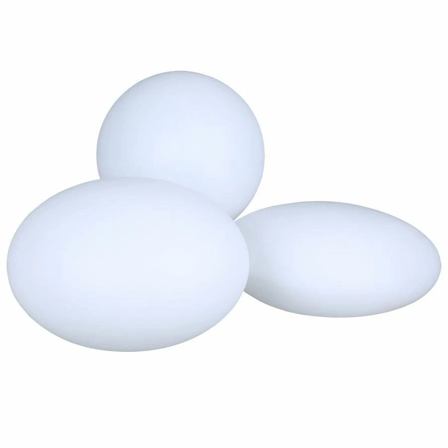 Solar-LED-Gartenleuchte Kugel 30cm Leuchtkugel Gartenlampe Farbwechsler Deko - Bild 4 von 4