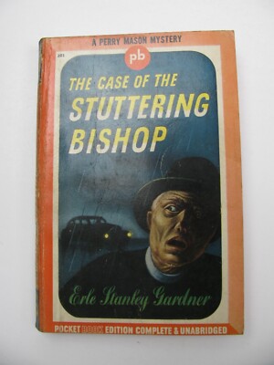 THE CASE OF THE SHUTTERING BISHOP by Erle Stanley Gardner Pocket Books PB 1944