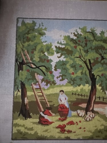 needlepoint Tapestry Gobelin Harvest Temeljkovic Canvas Only 30x40cm - Picture 2 of 3