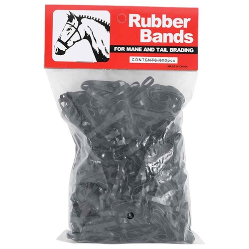 Bandas de trenzas caballo silicona negro 500 unidades banda elástica vidaXL - Imagen 3 de 7