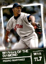 2020 Topps WARriors of the Diamond #WOD-23 Pedro Martinez    Boston Red Sox