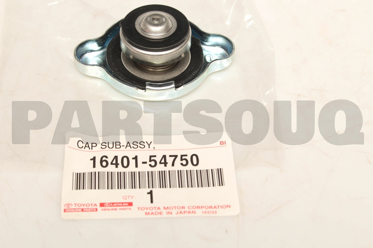 1640154750 Genuine Toyota CAP SUB-ASSY(FOR WATER OUTLET) 16401