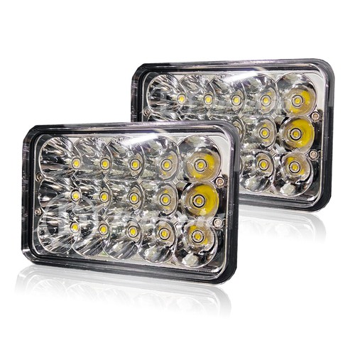 4x For Freightliner FLC/D Classic XL DOT Approved 4x6''LED Headlights HI-LO Beam - Picture 18 of 21