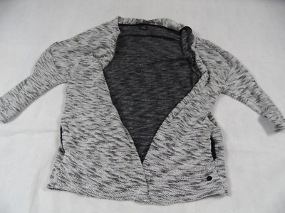 OPUS great oversized cardigan grey marl GINKA MELANGE size 38 top RC1118