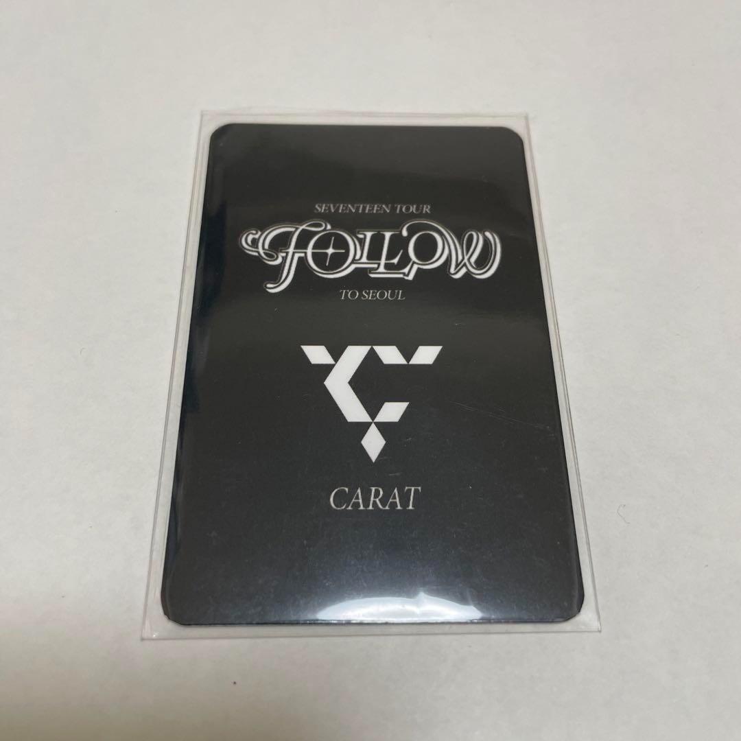 SEVENTEEN TOUR FOLLOW FC CARAT ZONE LTD Official Photocard SEVENTEEN TOUR FOLLOW FC CARAT ZONE LTD Official Photocard