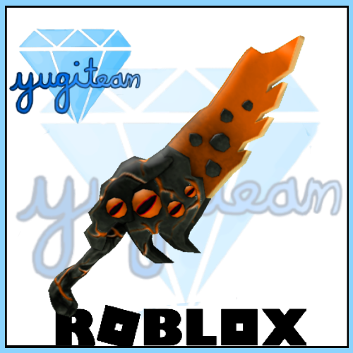 Roblox Murder Mystery 2 MM2 Orange Seer Godly Knife Fast Shipping! - Picture 1 of 1